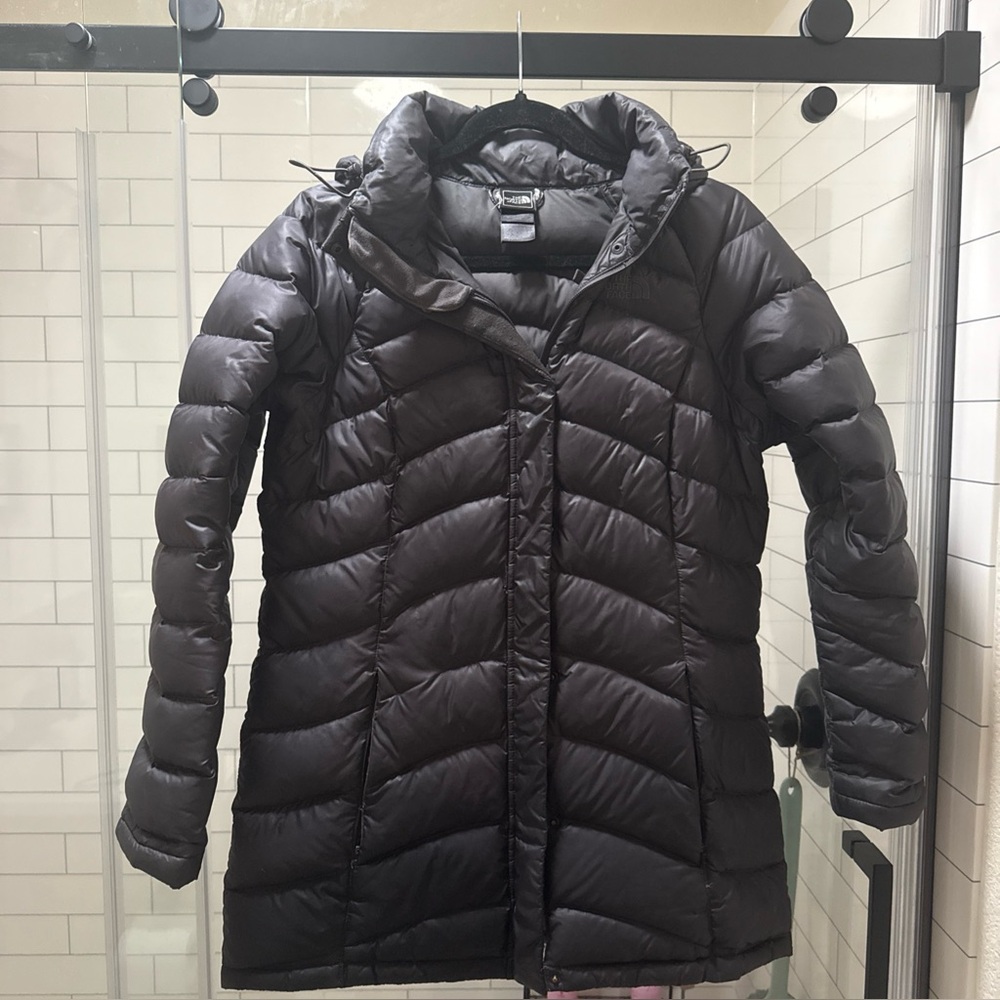 The North Face Women's Black Long Puffer Coat